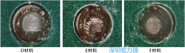 圖14- 冷球拉力試驗(yàn)后，光學(xué)顯微鏡下的失效模式