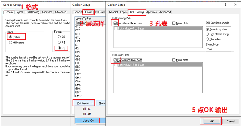 輸出Gerber部分，F(xiàn)ile下選擇 Gerber Files