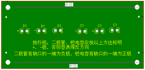 關(guān)于二極管、鉭電容的極性標(biāo)注